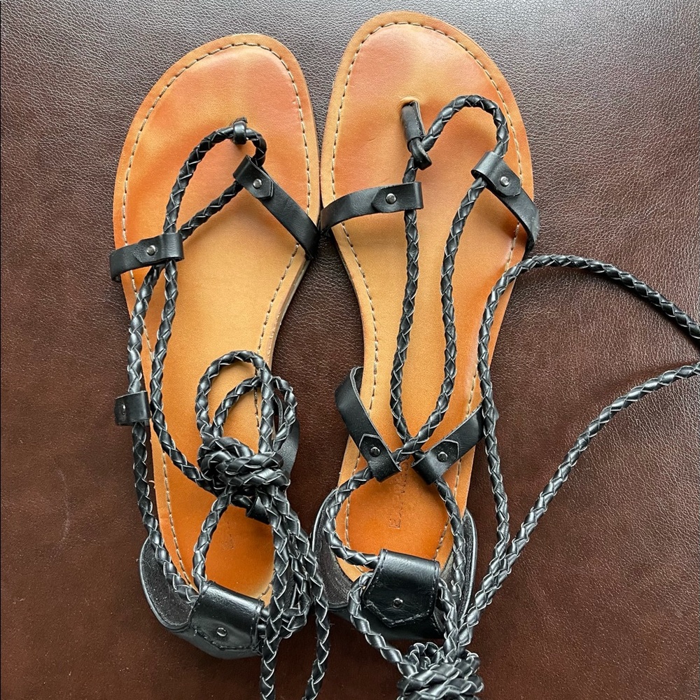 Express lace up sandals